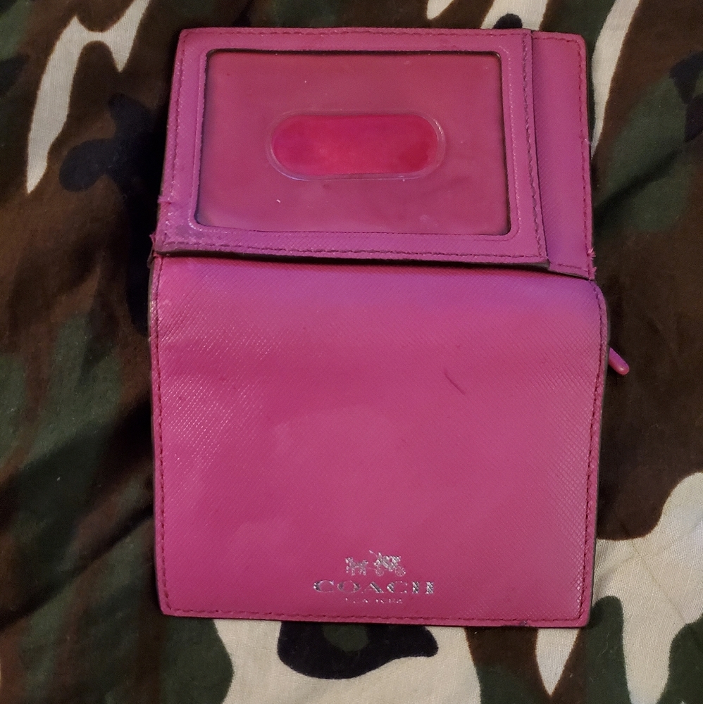 COACH Darcy Leather bifold Card wallet